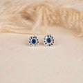 Floral Silver Studs
