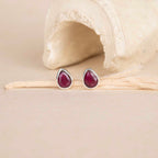 Silver Drop Studs