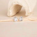 Silver Drop Studs