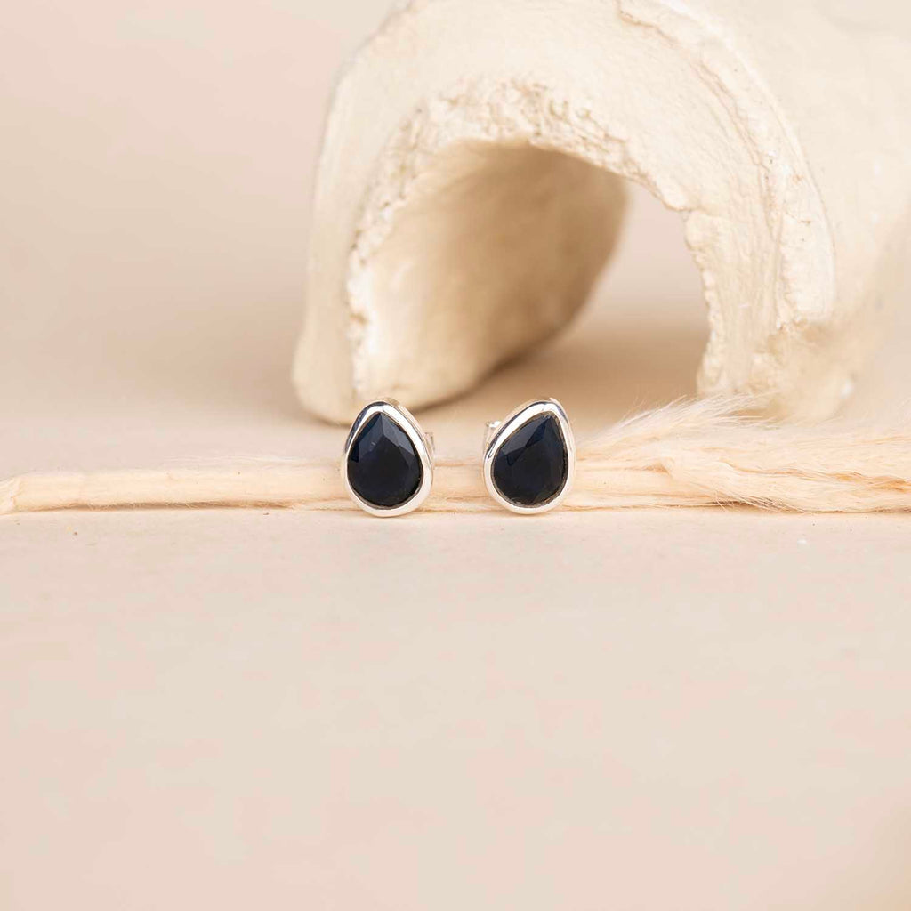 Silver Drop Studs