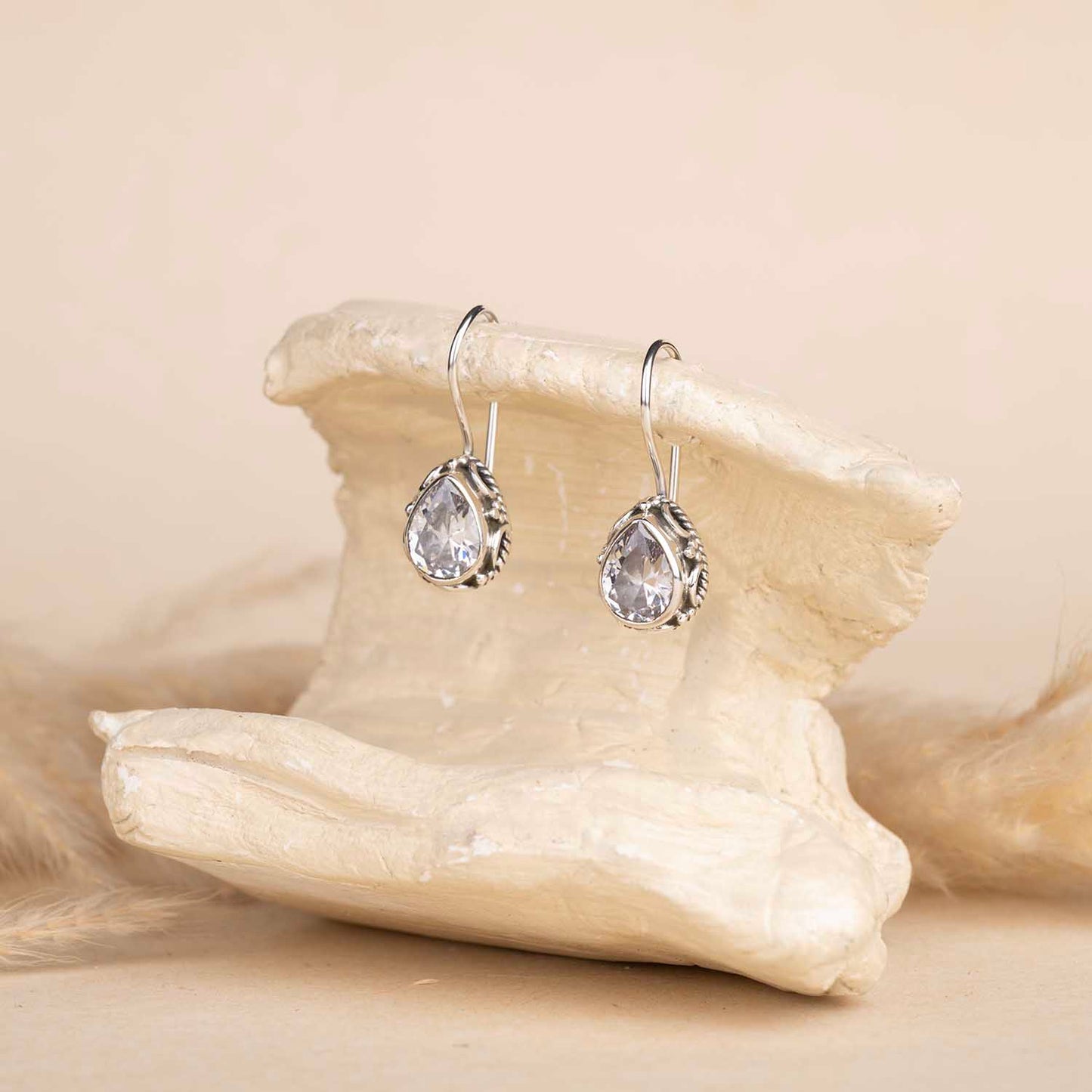 Classic Silver Drop Earrings