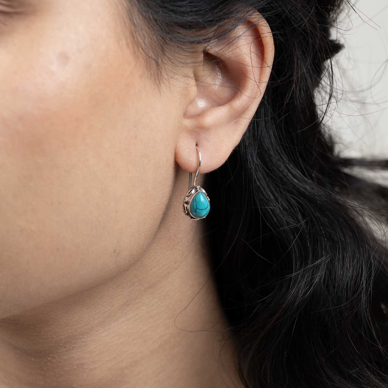 Classic Silver Drop Earrings