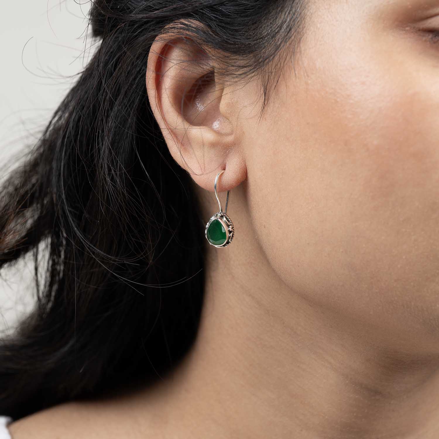 Classic Silver Drop Earrings