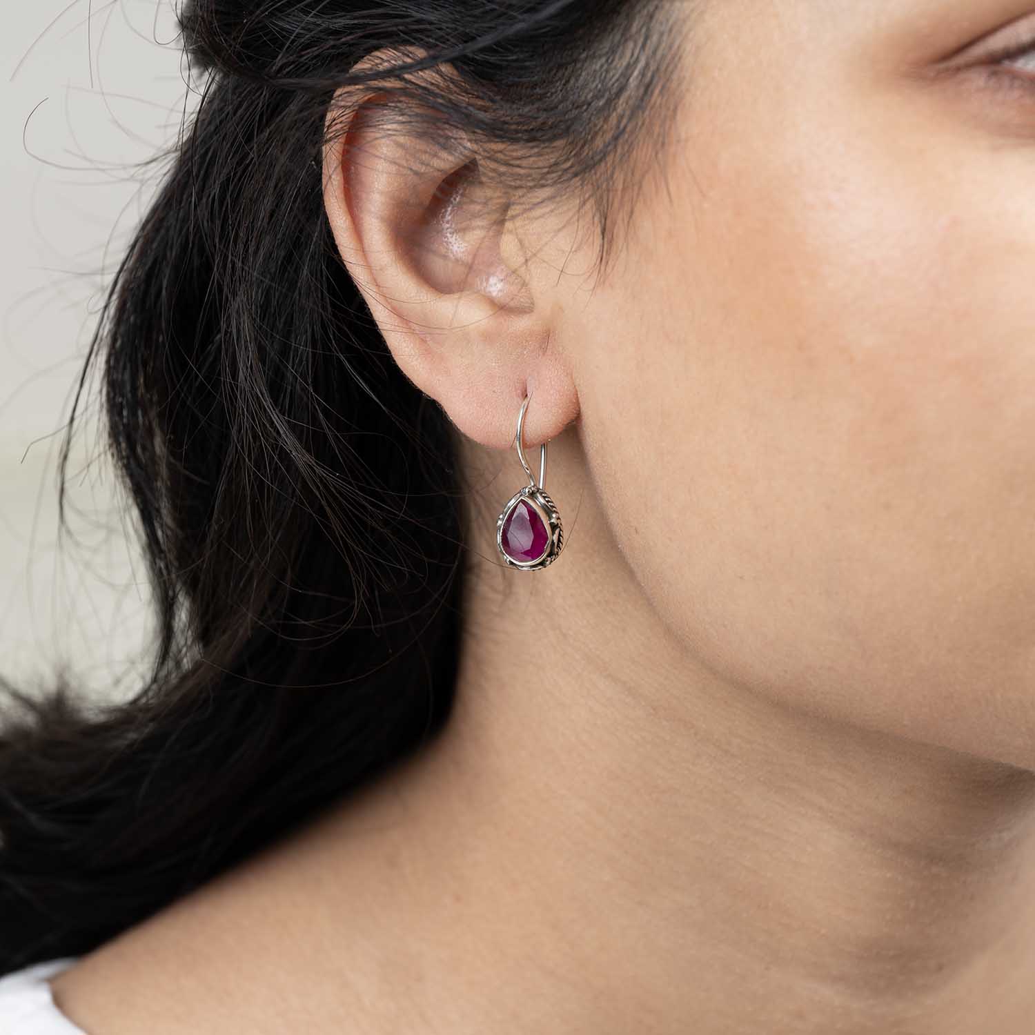 Classic Silver Drop Earrings