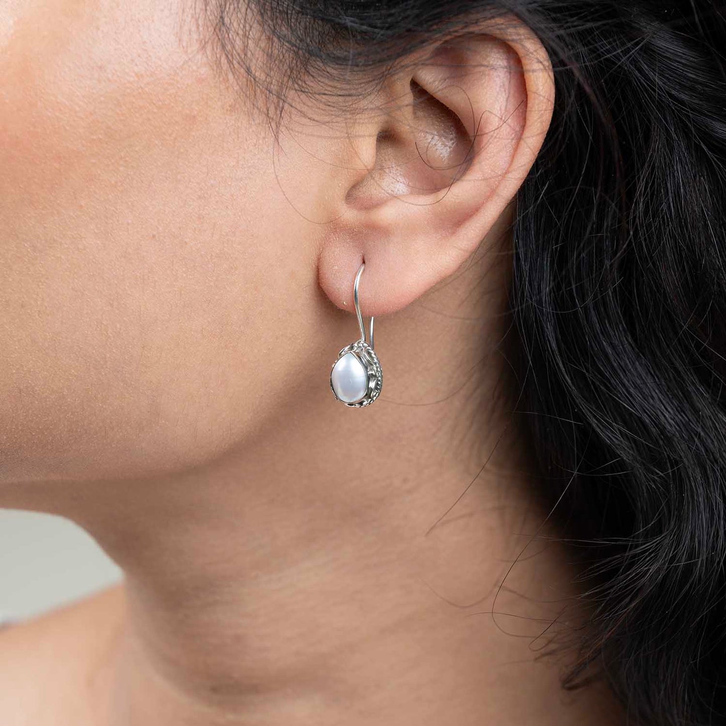 Classic Silver Drop Earrings