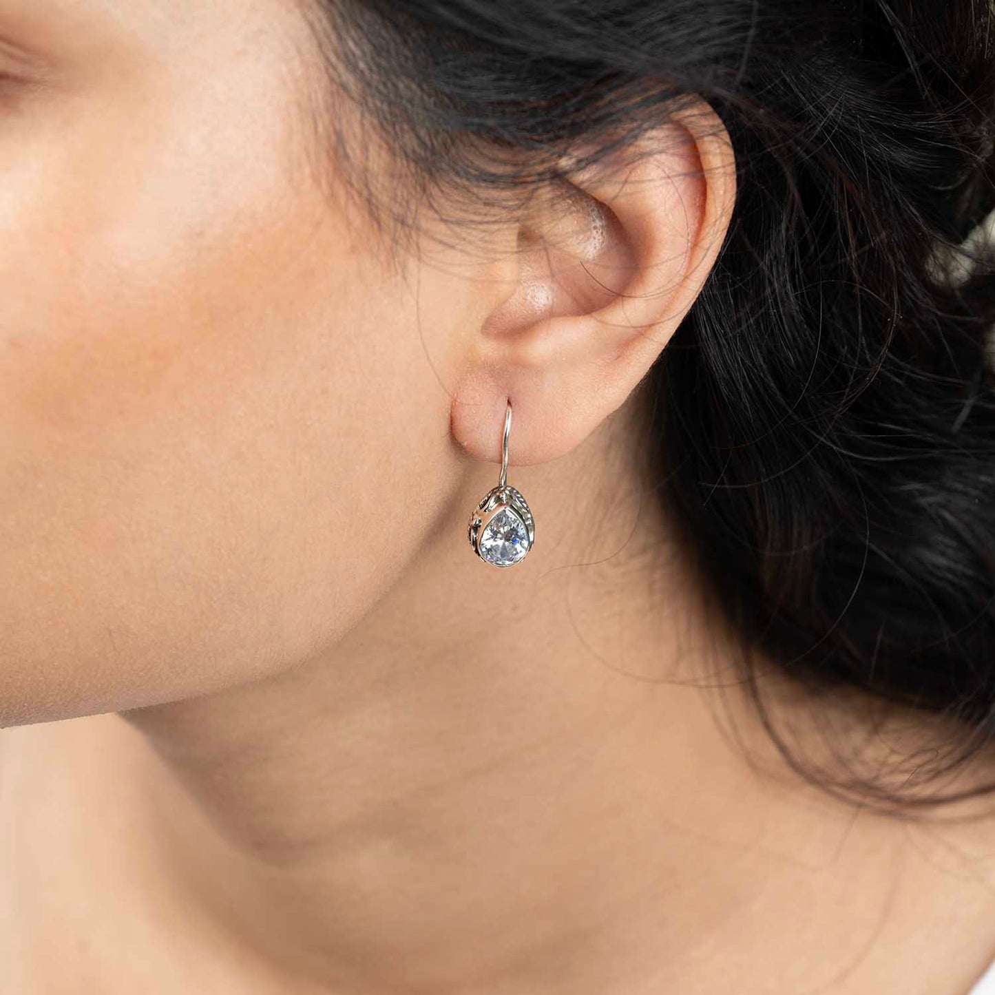 Classic Silver Drop Earrings