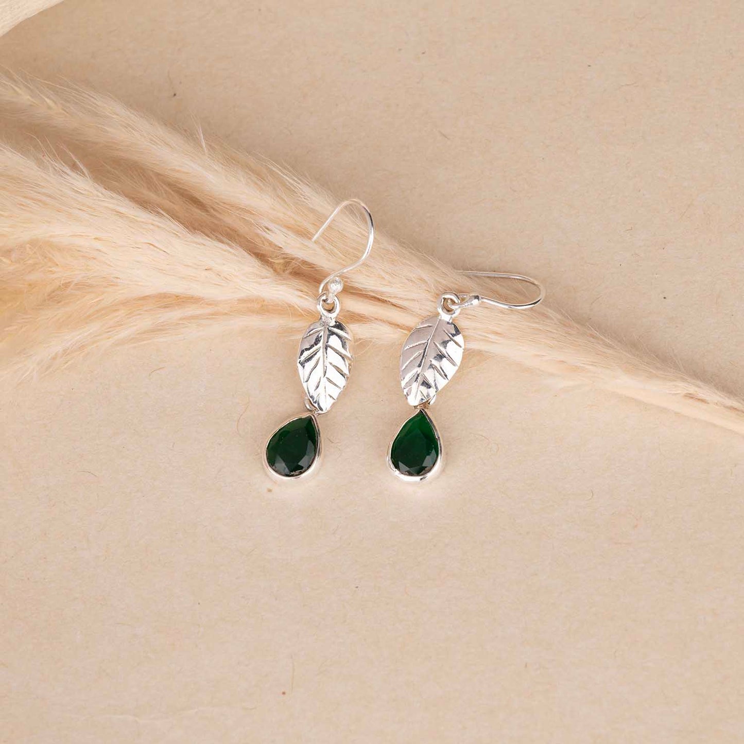 Silver Leaf Earrings