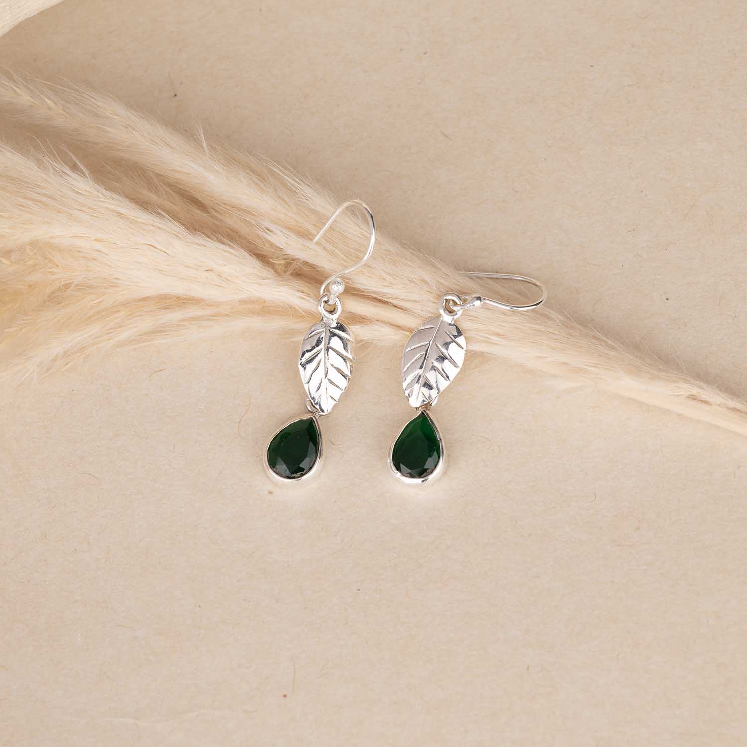 Silver Leaf Earrings