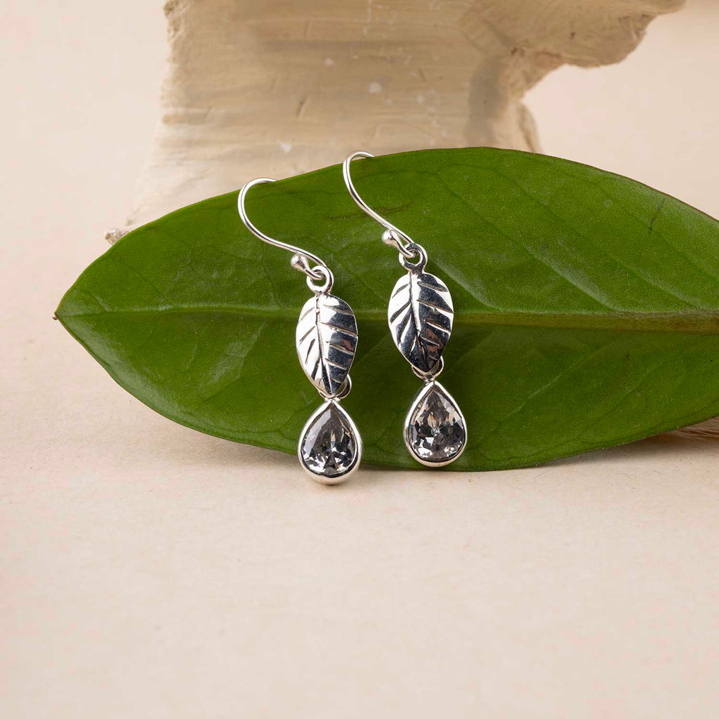 Silver Leaf Earrings