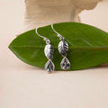 Silver Leaf Earrings