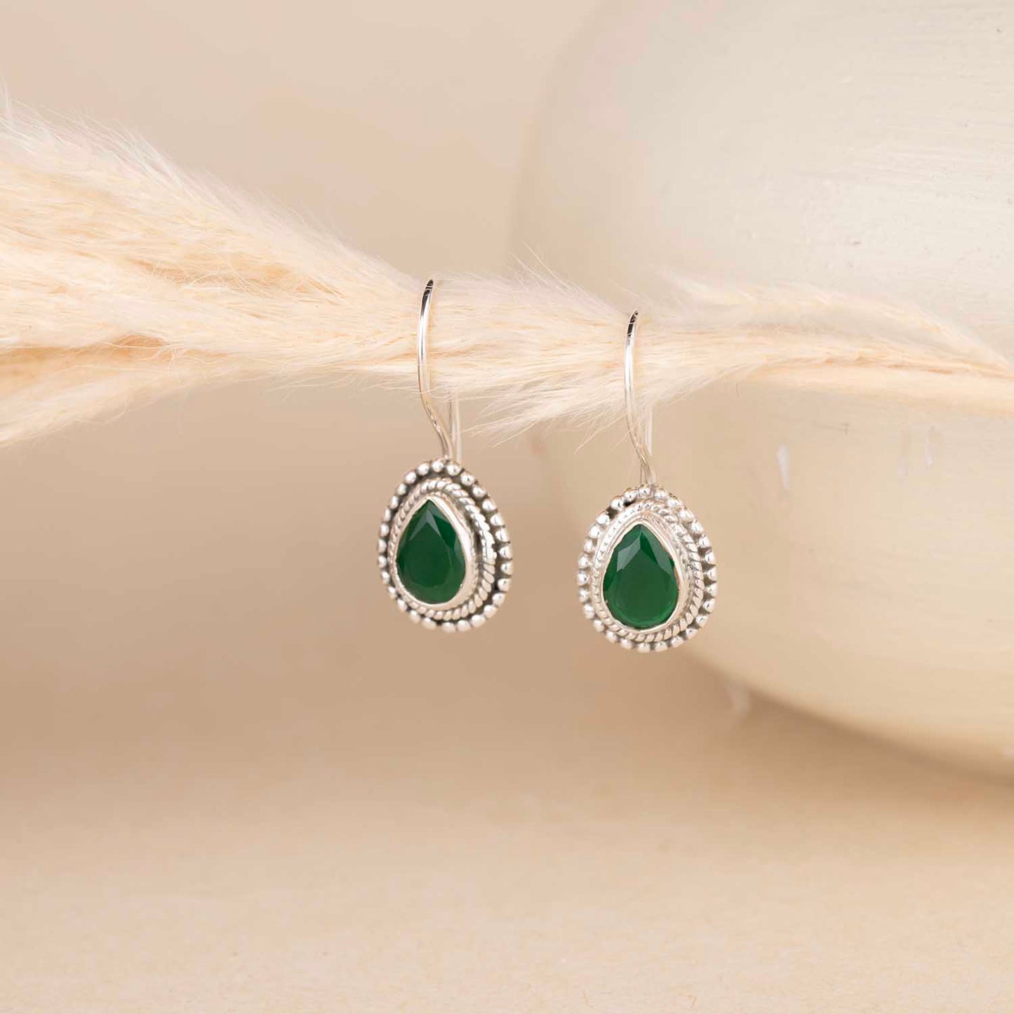 Silver Drop Earrings