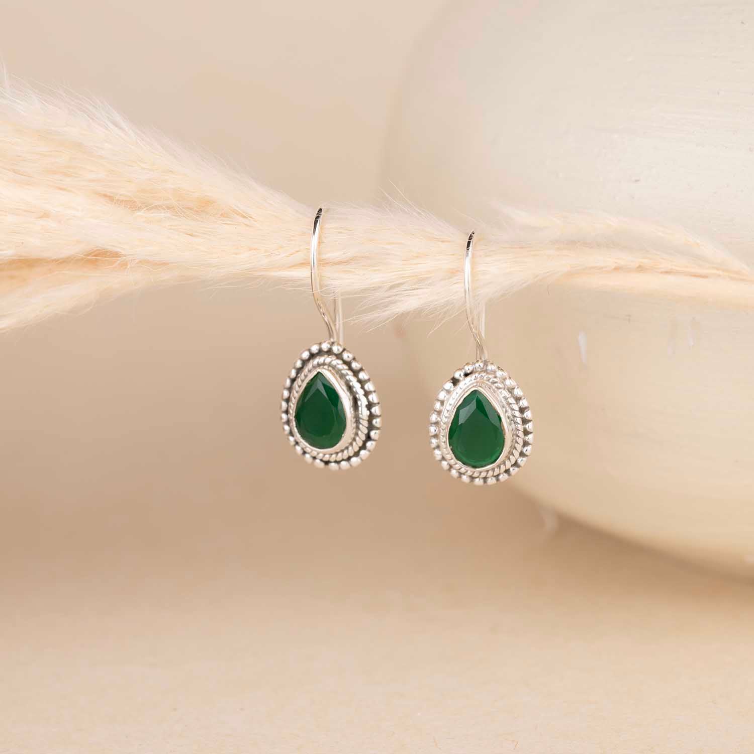 Silver Drop Earrings