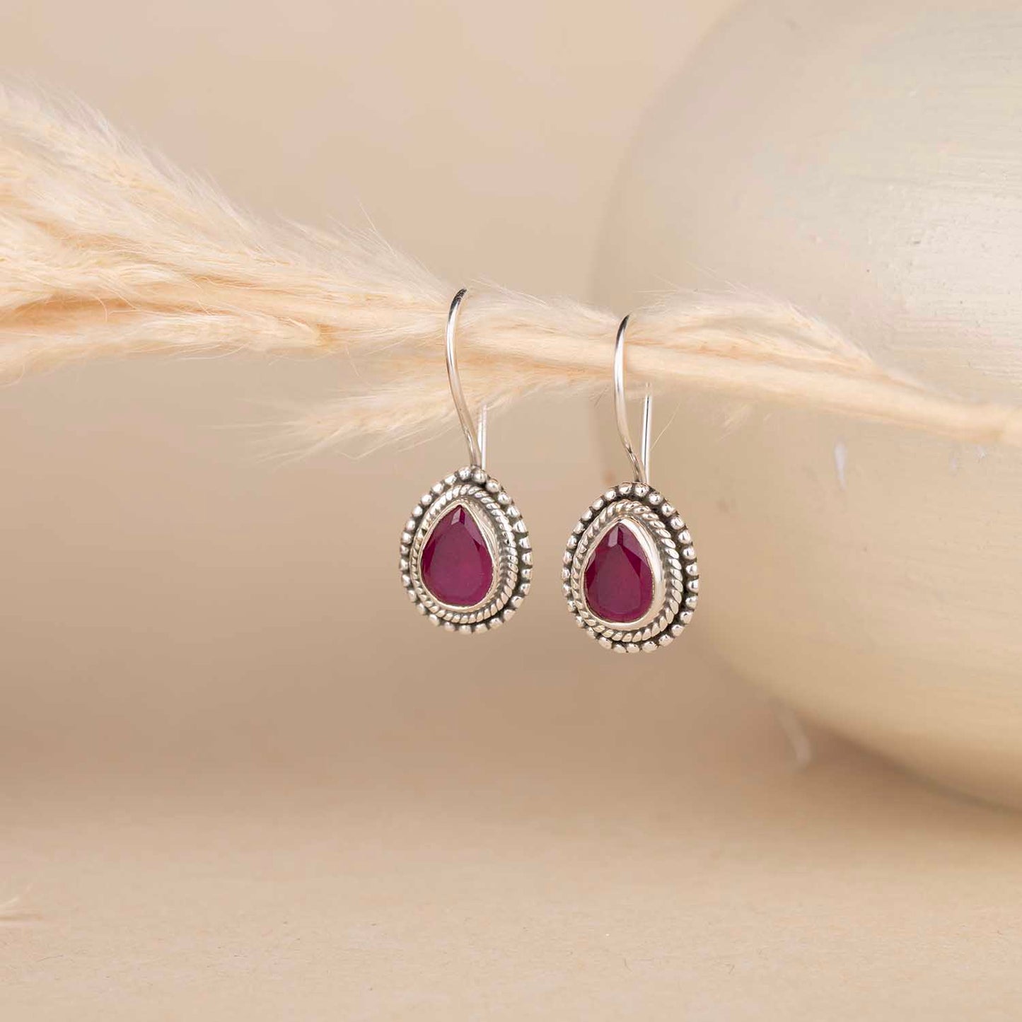 Silver Drop Earrings