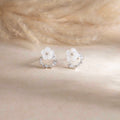 Silver Tinny Floral Earrings