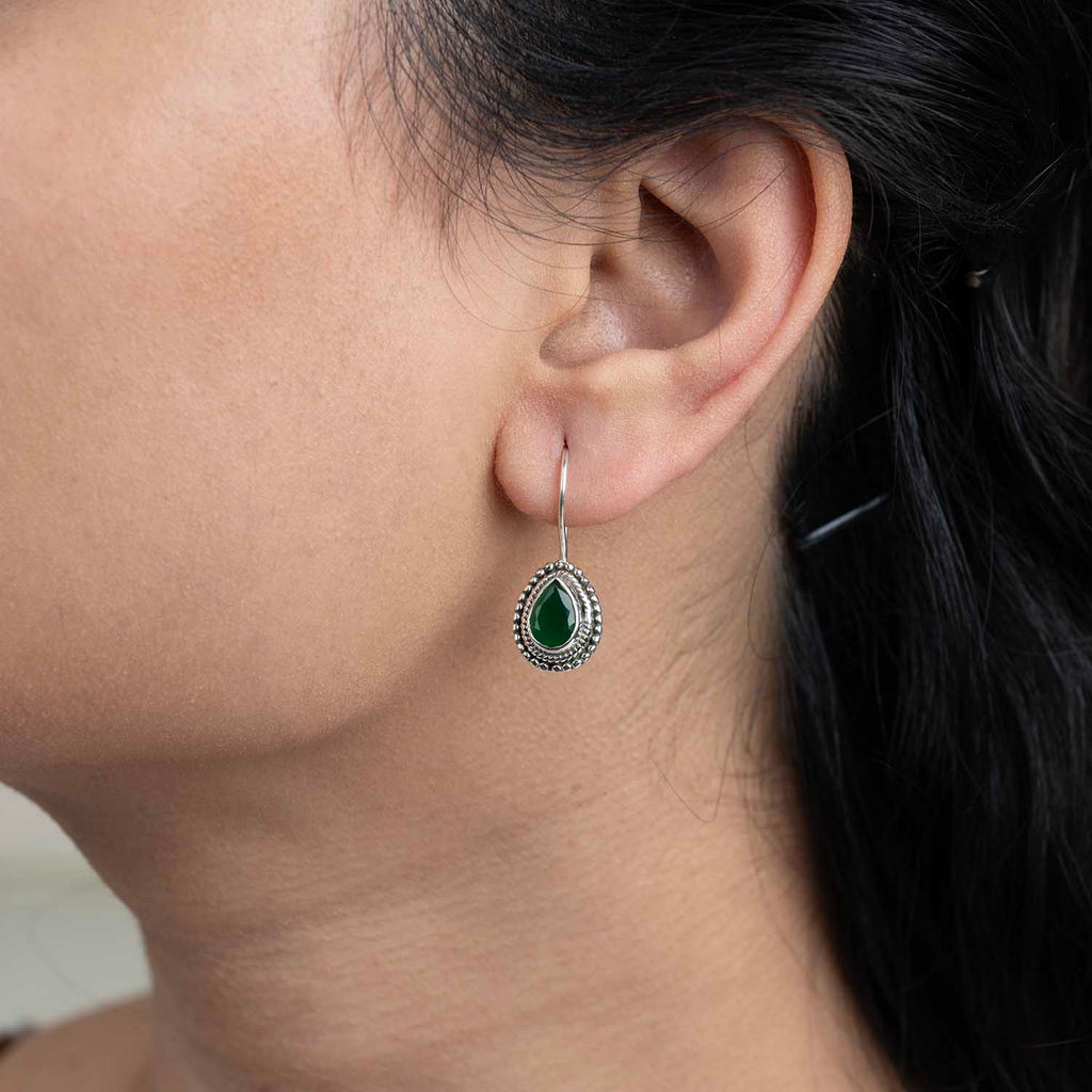 Silver Drop Earrings