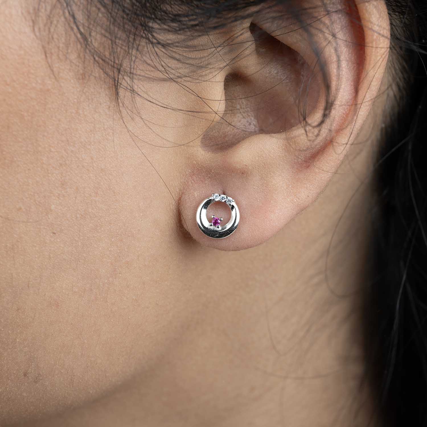 Tinny Silver Earrings