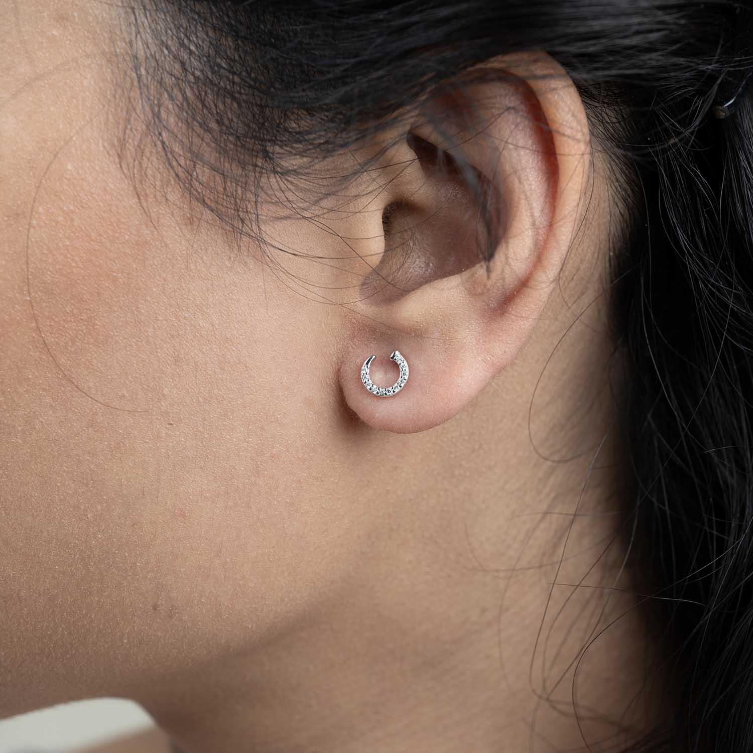 Tinny Silver Earrings
