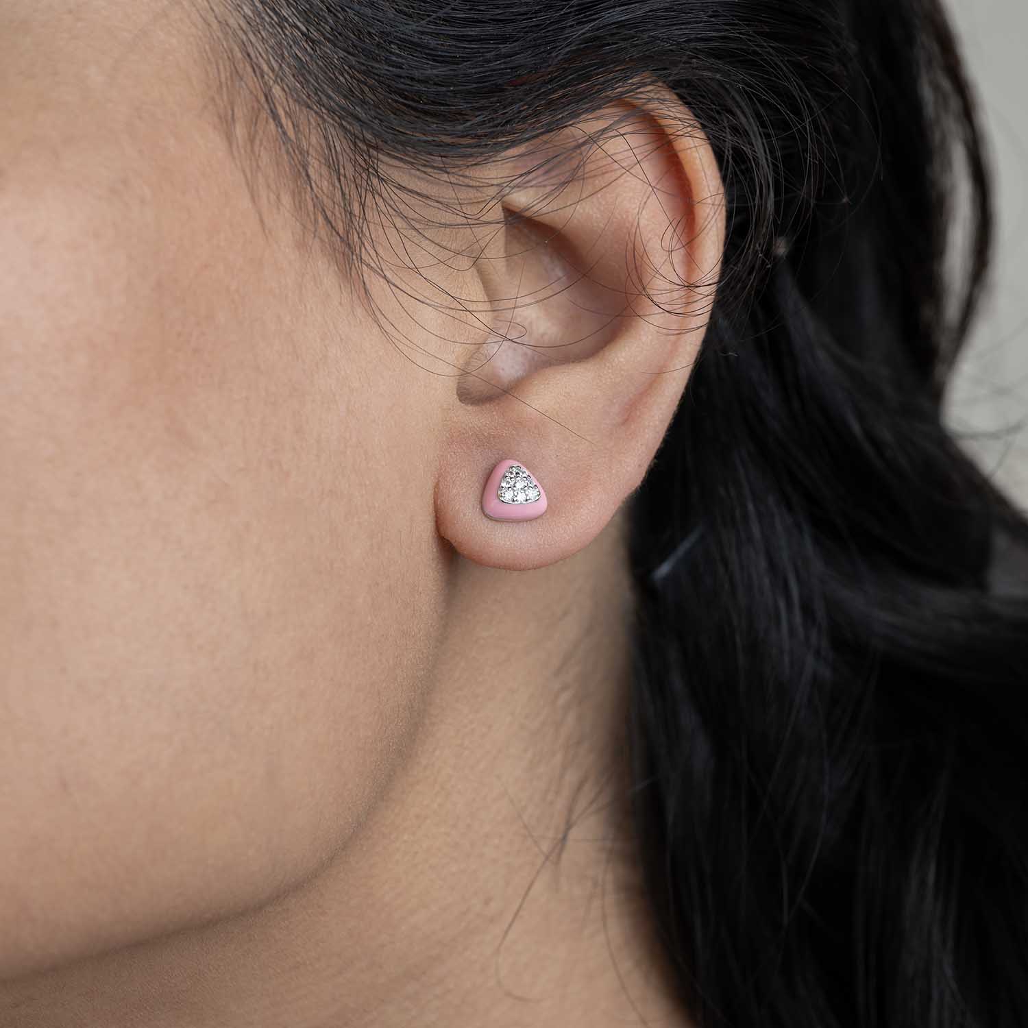 Elegant Silver Studs