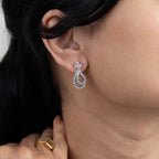 Silver CZ Earrings