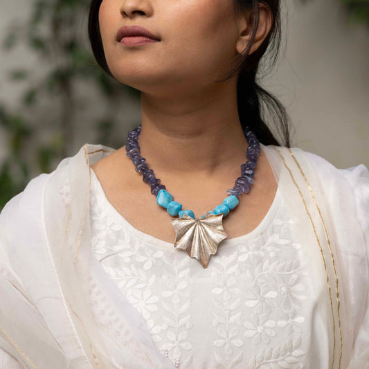 Ocean Bloom Statement Necklace
