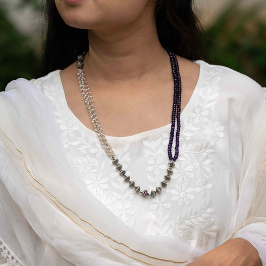Moonlit Raga Necklace