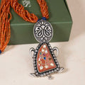Long Orange Necklace