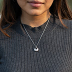 Silver Purse Necklace