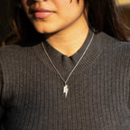 Silver Lightning Necklace
