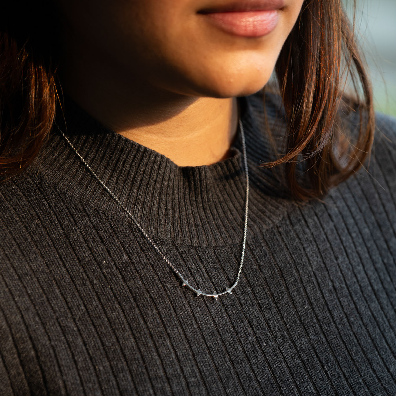 Minimalist Silver Necklace