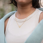Golden Infinity Heart Neck Chain