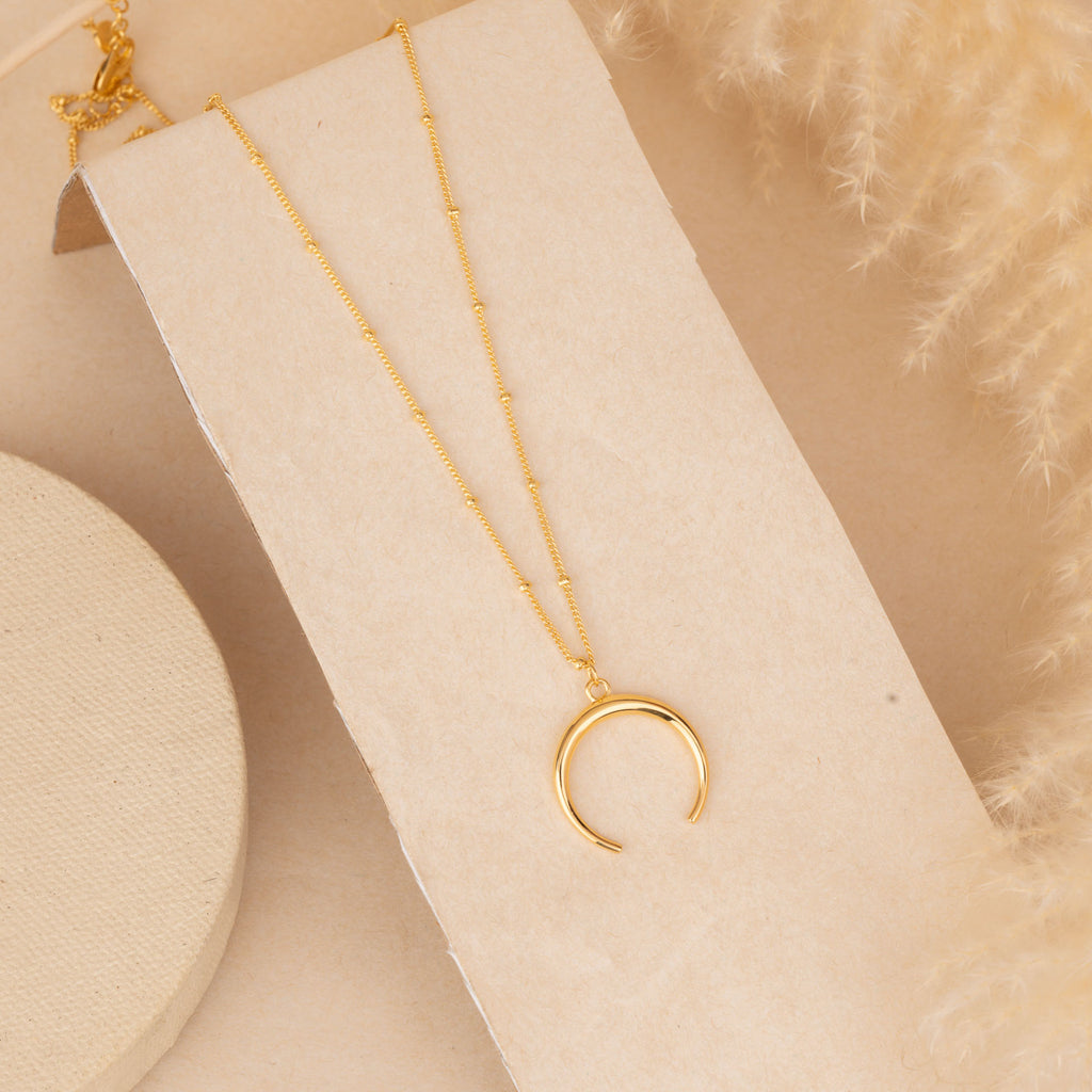 Golden Moon Neck Chain