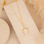 Golden Moon Neck Chain