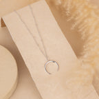 Silver Moon Neck Chain