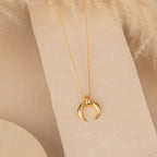 Golden Moon Neck Chain