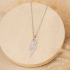 Silver Lightning Necklace