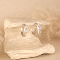 Silver Hoops