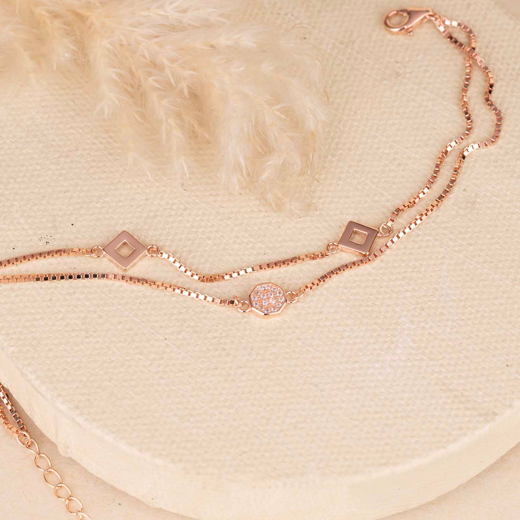 Rose Gold Chain Bracelet