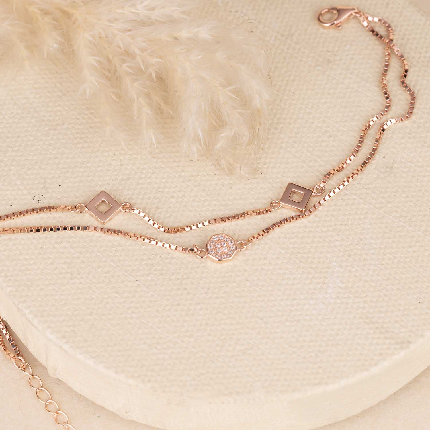 Rose Gold Chain Bracelet