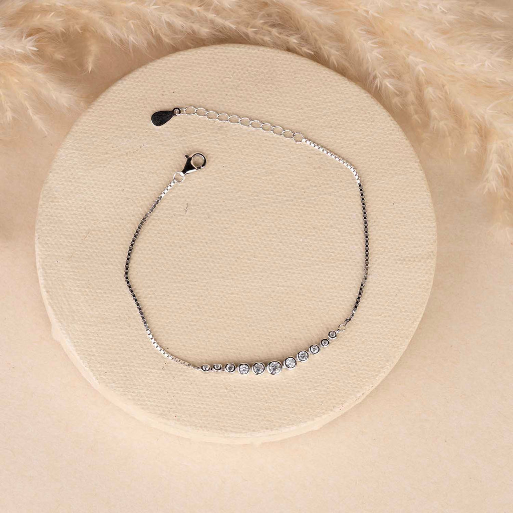 Minimal CZ Bracelet
