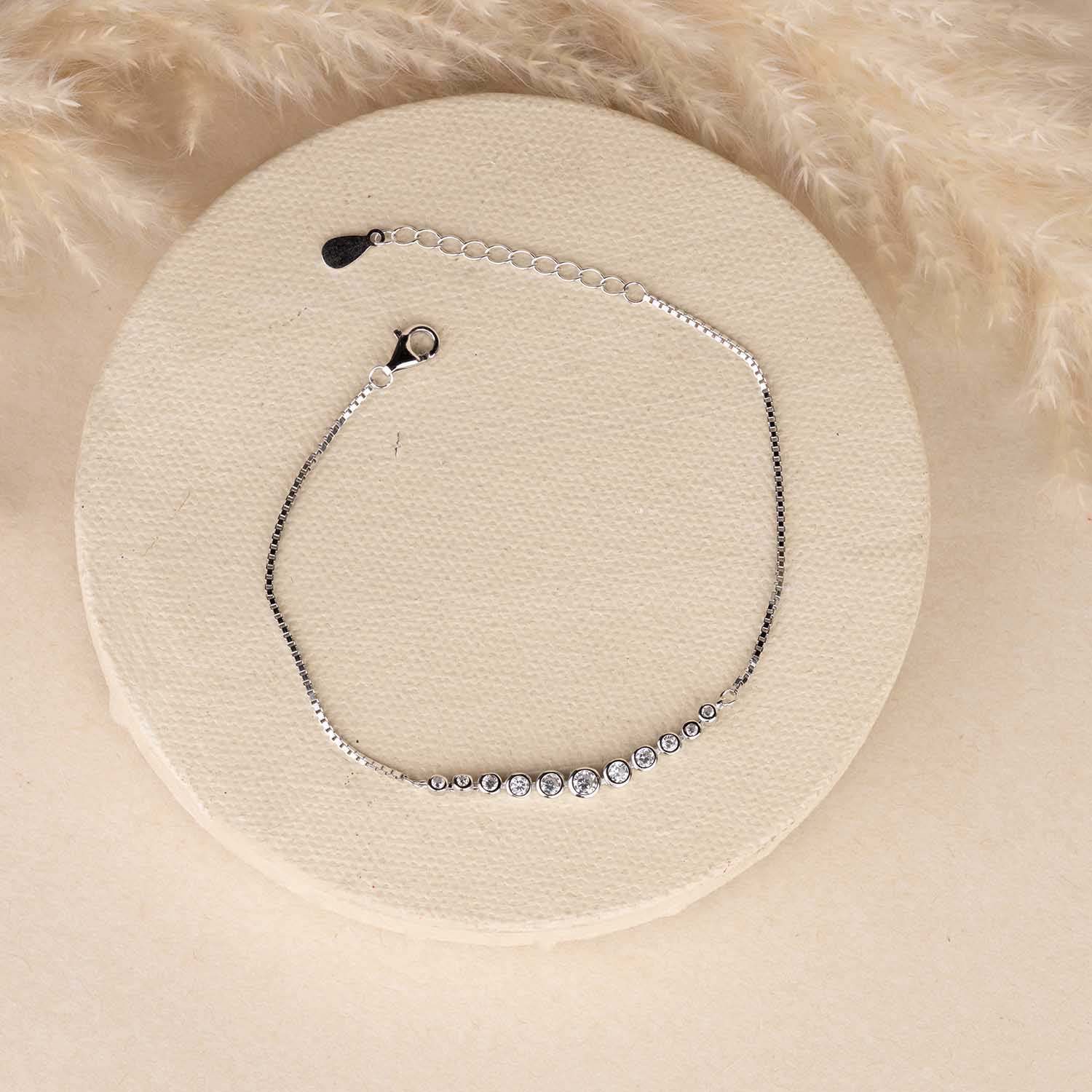 Minimal CZ Bracelet