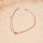 Minimal Rose Gold Bracelet