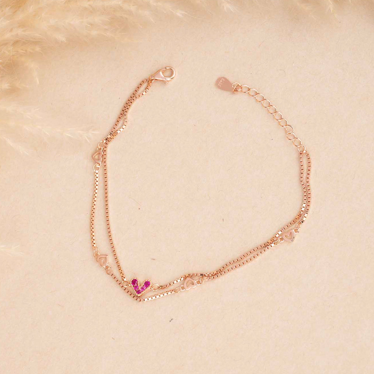 Minimal Rose Gold Bracelet