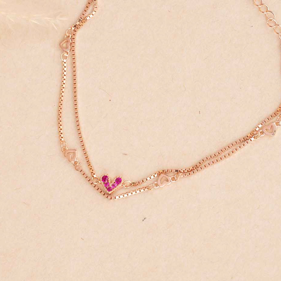 Minimal Rose Gold Bracelet