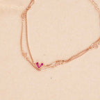 Minimal Rose Gold Bracelet