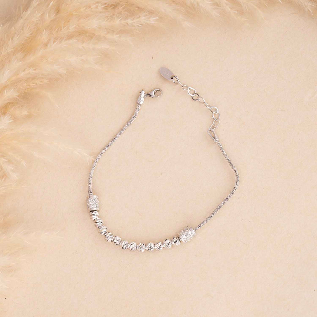 Silver Beads Bracelet