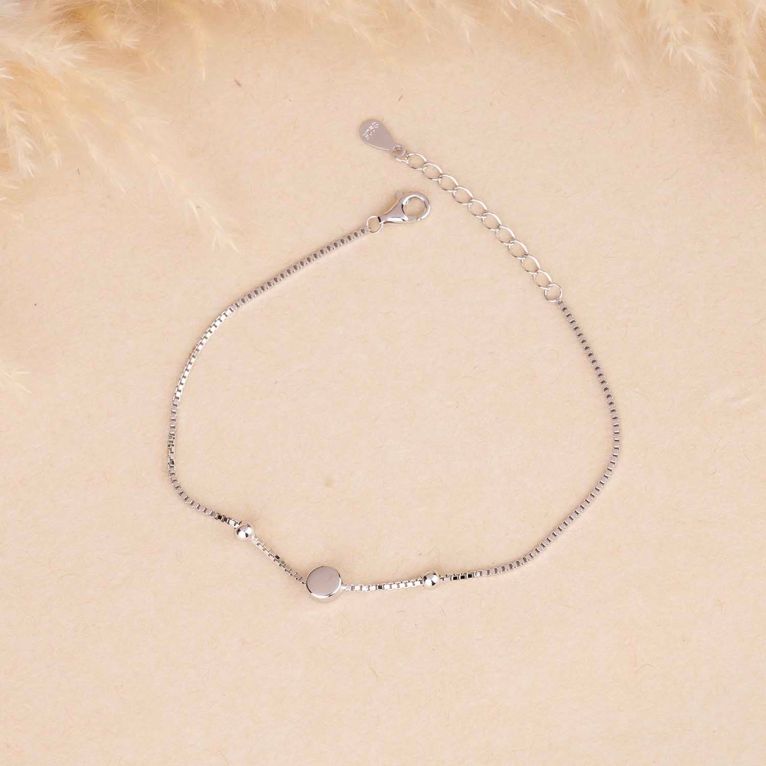 Minimal Silver Bracelet