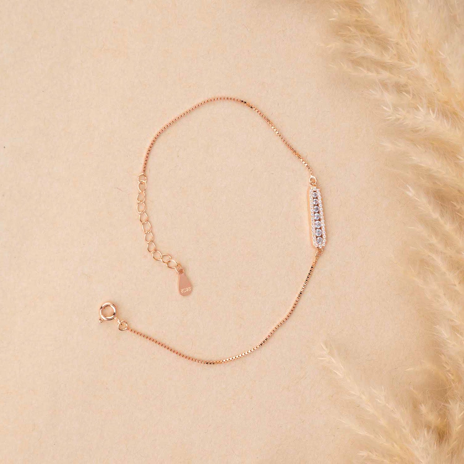 Minimal CZ Bracelet