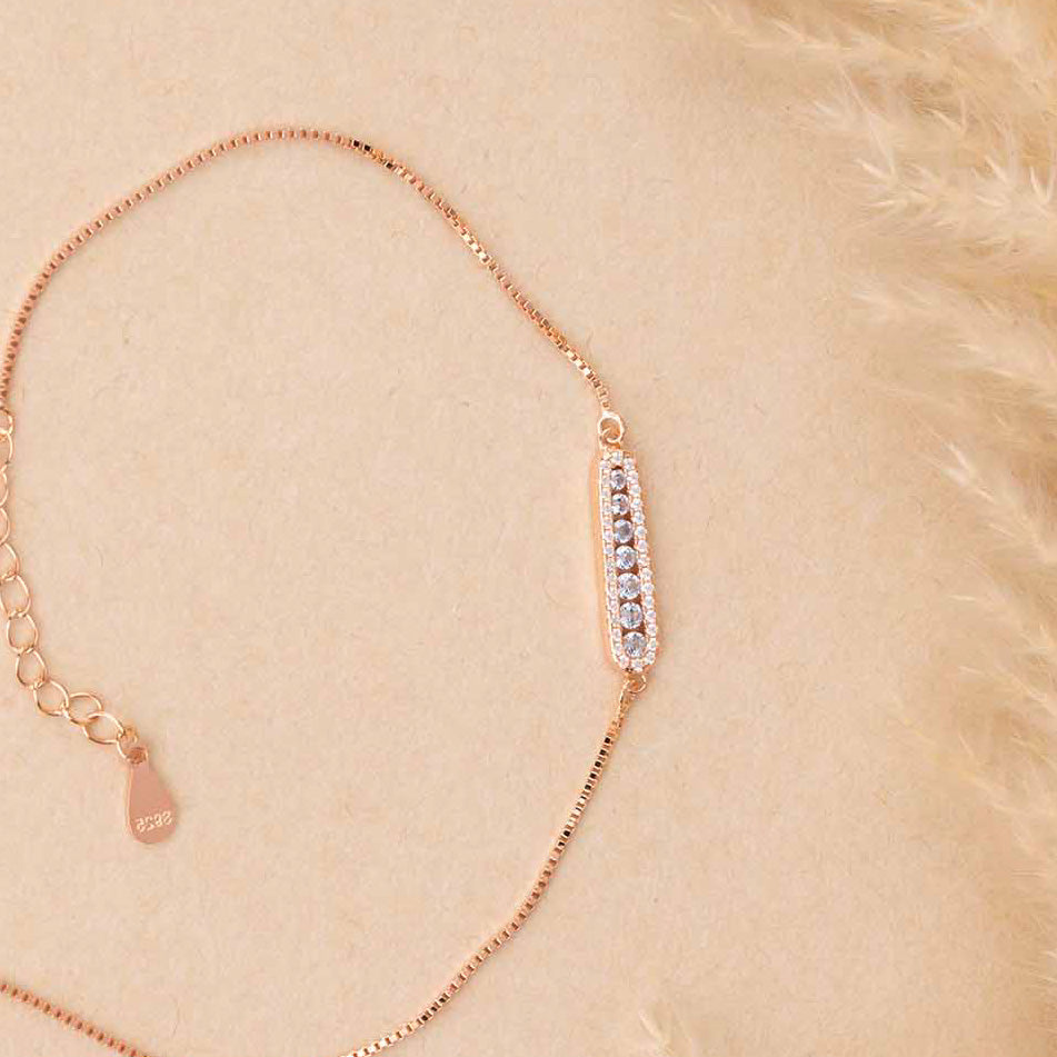 Minimal CZ Bracelet