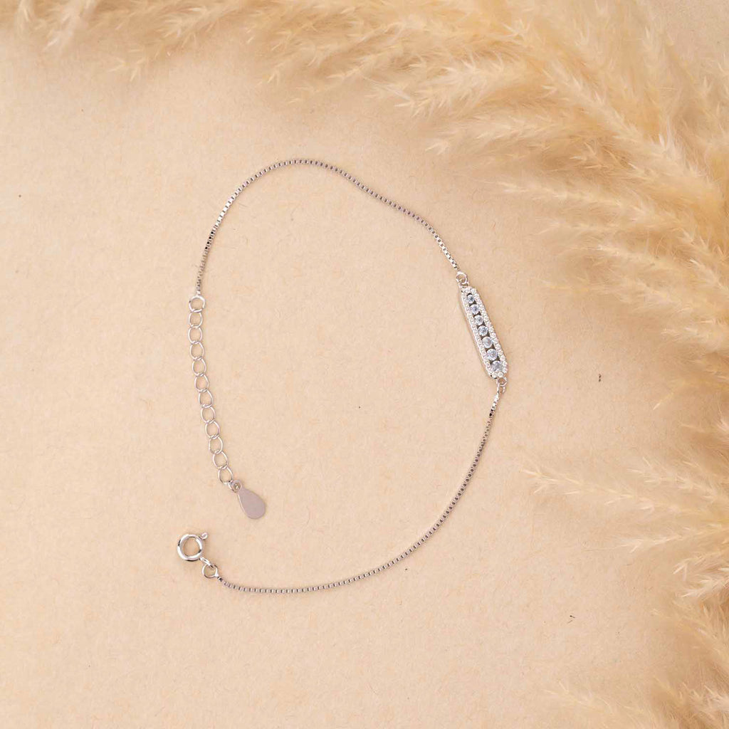 Minimal CZ Bracelet