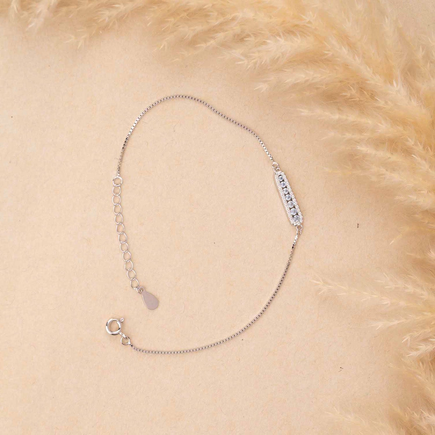 Minimal CZ Bracelet